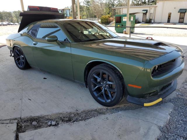 2C3CDZJGXMH672753 - 2021 DODGE CHALLENGER GT GREEN photo 4