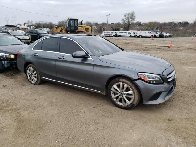 55SWF8EB8KU285311 - 2019 MERCEDES-BENZ C 300 4MATIC GRAY photo 4