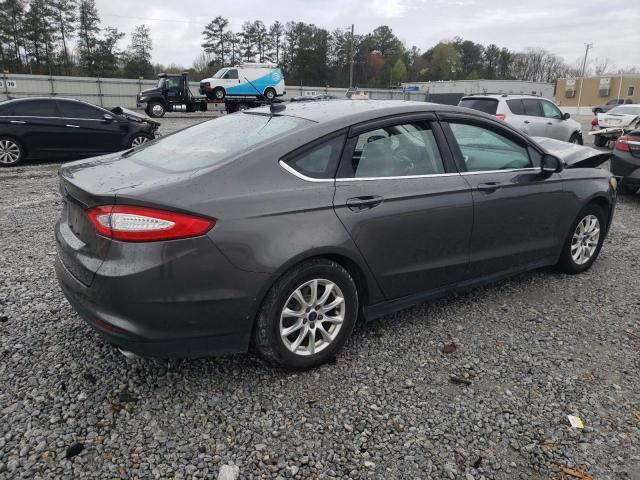 3FA6P0G78GR297964 - 2016 FORD FUSION S GRAY photo 3