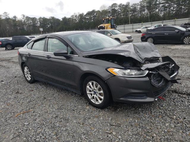 3FA6P0G78GR297964 - 2016 FORD FUSION S GRAY photo 4