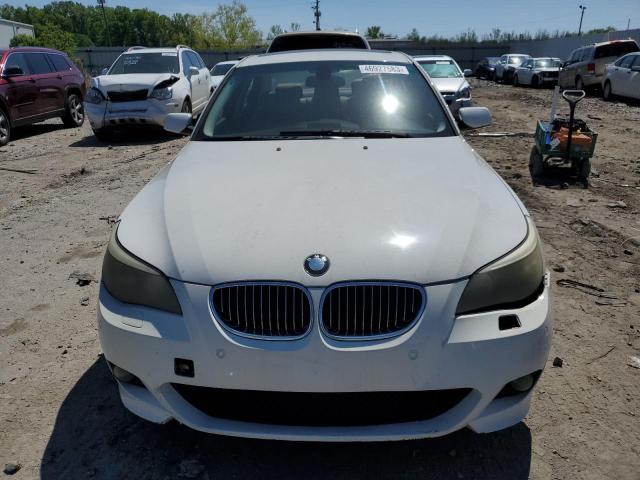 WBANW53578CT49950 - 2008 BMW 550 I WHITE photo 5