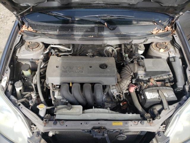 2T1KR32E15C334334 - 2005 TOYOTA COROLLA MA XR GRAY photo 11