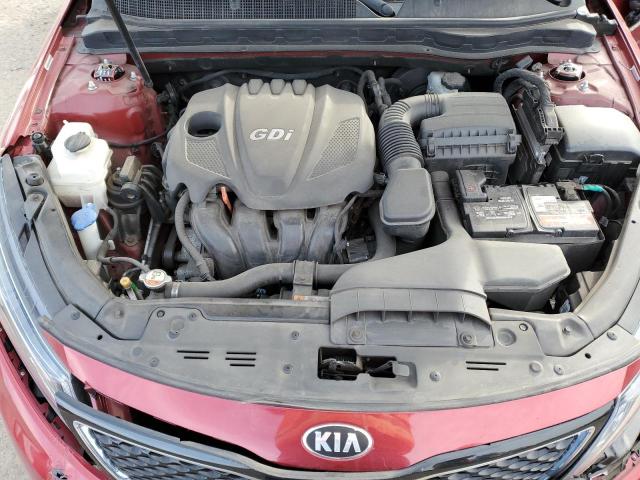 5XXGM4A79FG355309 - 2015 KIA OPTIMA LX RED photo 11