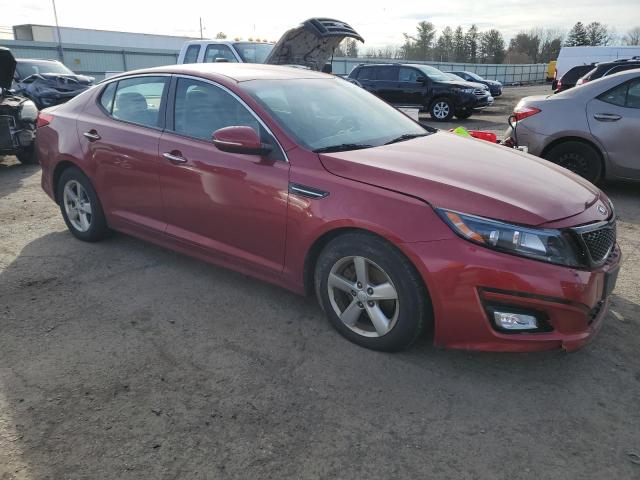 5XXGM4A79FG355309 - 2015 KIA OPTIMA LX RED photo 4