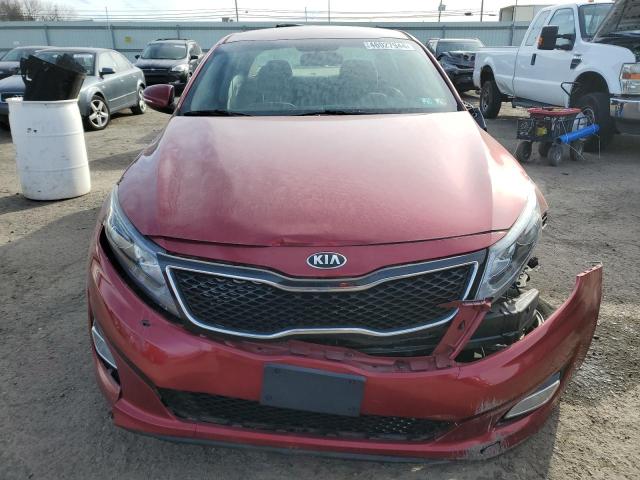 5XXGM4A79FG355309 - 2015 KIA OPTIMA LX RED photo 5