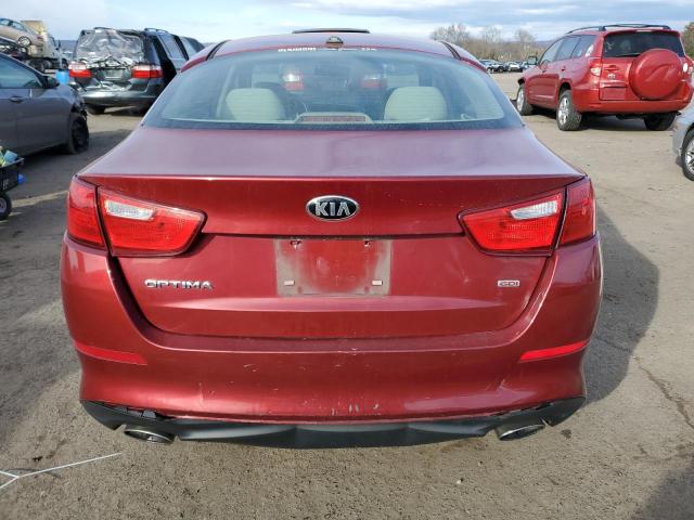 5XXGM4A79FG355309 - 2015 KIA OPTIMA LX RED photo 6