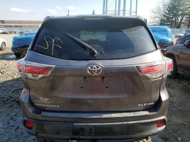 5TDJKRFH6GS237163 - 2016 TOYOTA HIGHLANDER XLE Boz foto 6