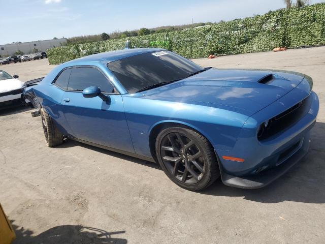 2C3CDZJGXNH128254 - 2022 DODGE CHALLENGER GT BLUE photo 4