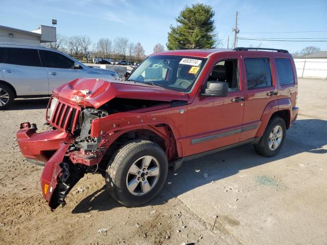 1J4PN2GKXAW177036 - 2010 JEEP LIBERTY SPORT RED photo 1