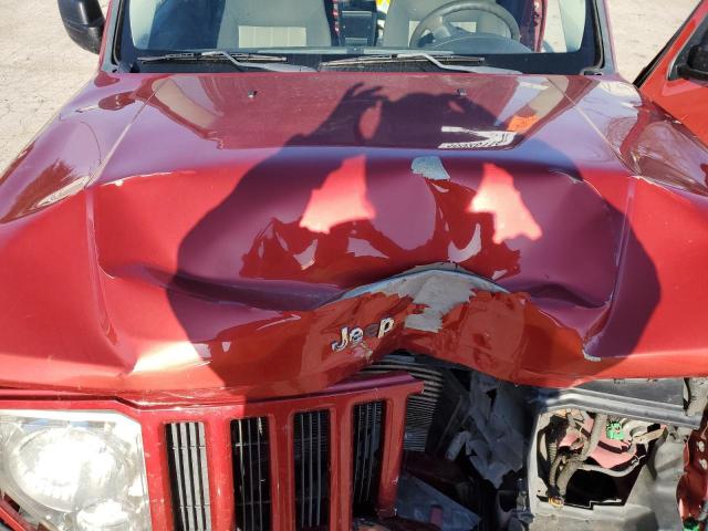 1J4PN2GKXAW177036 - 2010 JEEP LIBERTY SPORT RED photo 12