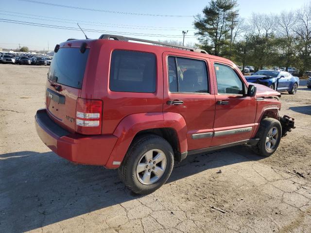 1J4PN2GKXAW177036 - 2010 JEEP LIBERTY SPORT RED photo 3