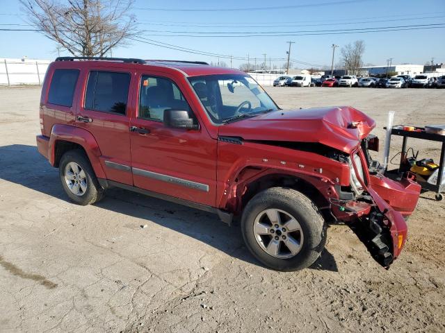 1J4PN2GKXAW177036 - 2010 JEEP LIBERTY SPORT RED photo 4