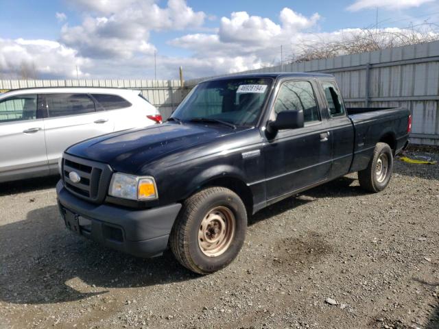 1FTYR14D56PA61811 - 2006 FORD RANGER SUPER CAB BLACK photo 1