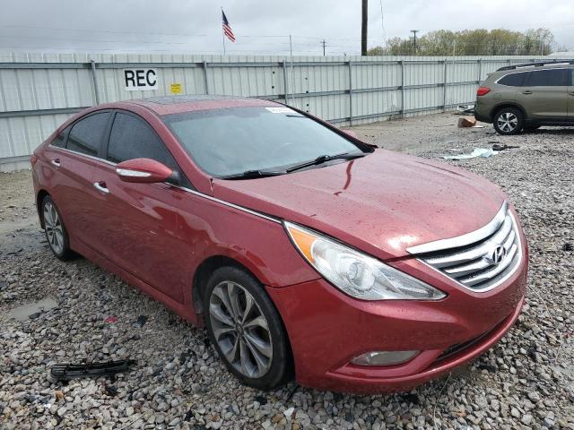 5NPEC4ABXEH814414 - 2014 HYUNDAI SONATA SE MAROON photo 4