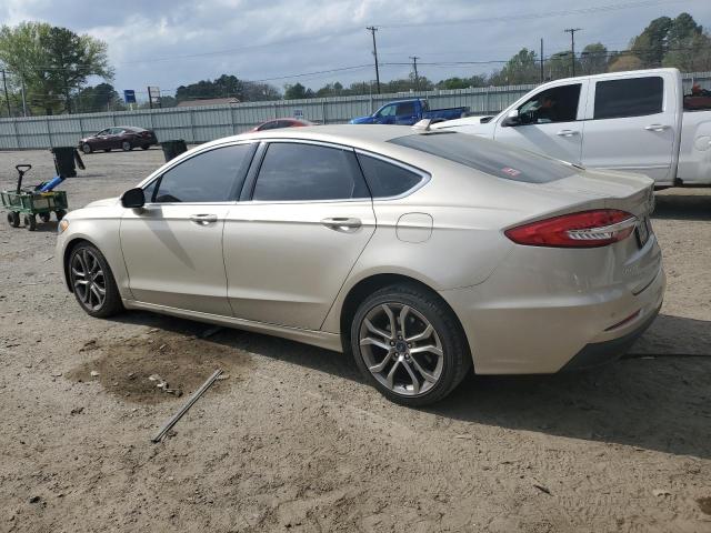 3FA6P0CD1KR138403 - 2019 FORD FUSION SEL BEIGE photo 2