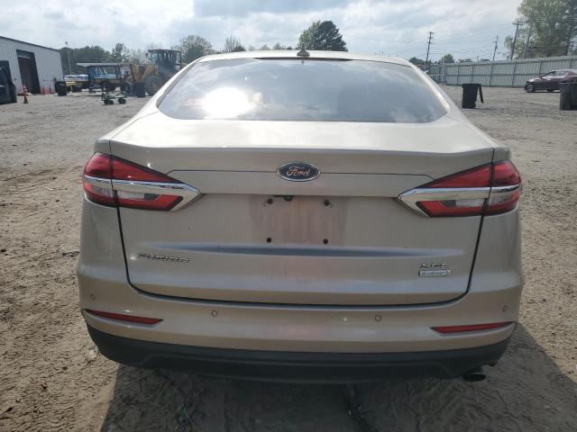 3FA6P0CD1KR138403 - 2019 FORD FUSION SEL BEIGE photo 6