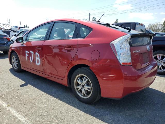 JTDKN3DU1A0034281 - 2010 TOYOTA PRIUS RED photo 2