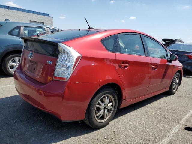 JTDKN3DU1A0034281 - 2010 TOYOTA PRIUS RED photo 3