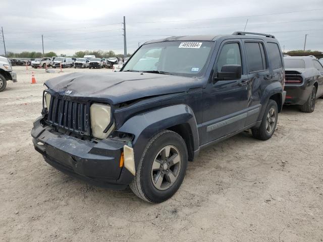 1J8GP28K48W106996 - 2008 JEEP LIBERTY SPORT BLUE photo 1