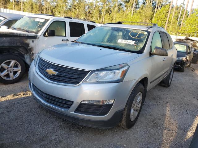 1GNKVFKD7GJ191456 - 2016 CHEVROLET TRAVERSE LS SILVER photo 1