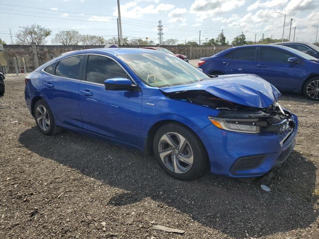 19XZE4F57LE012001 - 2020 HONDA INSIGHT EX BLUE photo 4