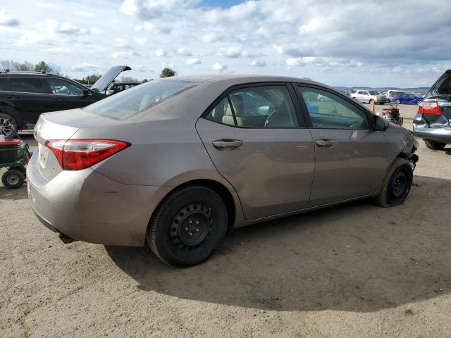 2T1BURHE2FC467033 - 2015 TOYOTA COROLLA L GRAY photo 3