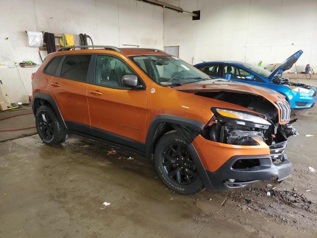 1C4PJMBS8GW226070 - 2016 JEEP CHEROKEE TRAILHAWK ORANGE photo 4