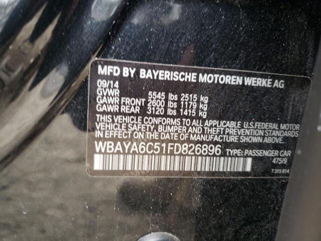 WBAYA6C51FD826896 - 2015 BMW 740 I BLACK photo 12