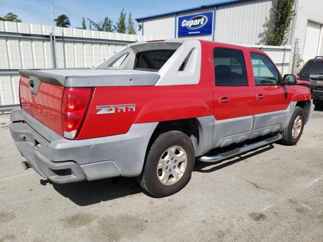 3GNEC13T72G284466 - 2002 CHEVROLET AVALANCHE C1500 RED photo 3