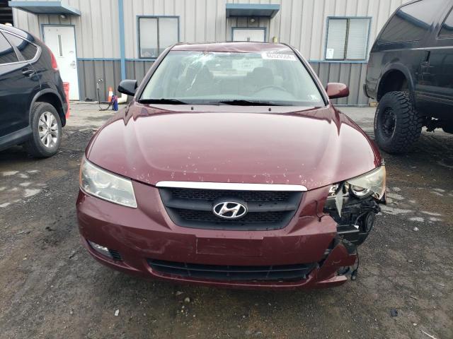 5NPEU46F87H201929 - 2007 HYUNDAI SONATA SE BURGUNDY photo 5