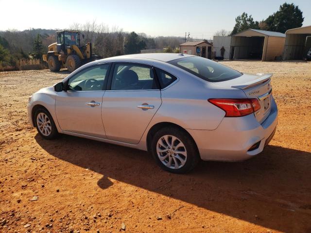 3N1AB7AP7KL610649 - 2019 NISSAN SENTRA S SILVER photo 2