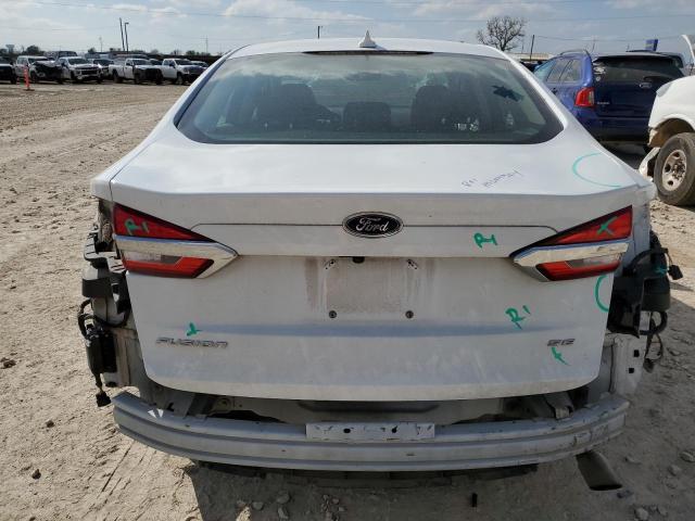 3FA6P0HD5KR133116 - 2019 FORD FUSION SE WHITE photo 6