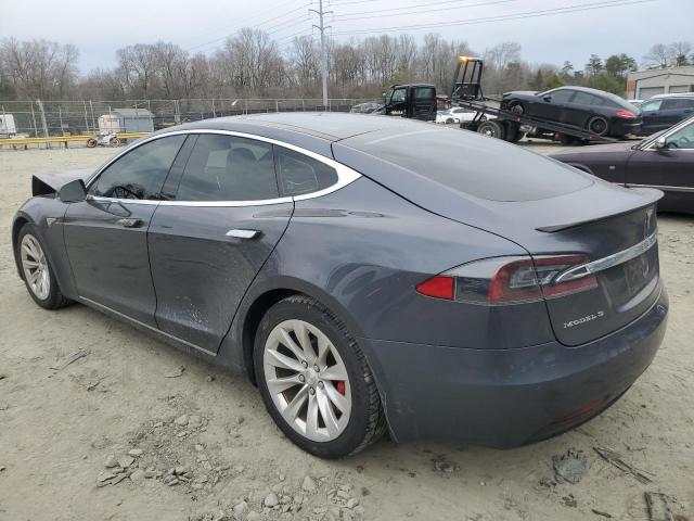 5YJSA1E46GF143604 - 2016 TESLA MODEL S GRAY photo 2