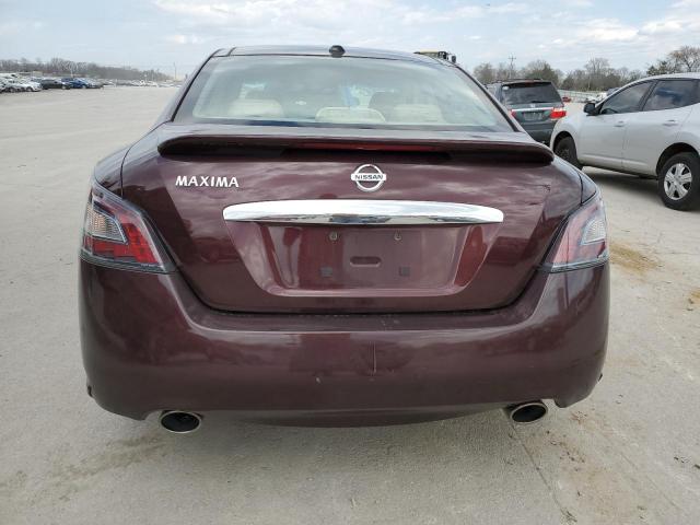 1N4AA5APXEC457873 - 2014 NISSAN MAXIMA S MAROON photo 6