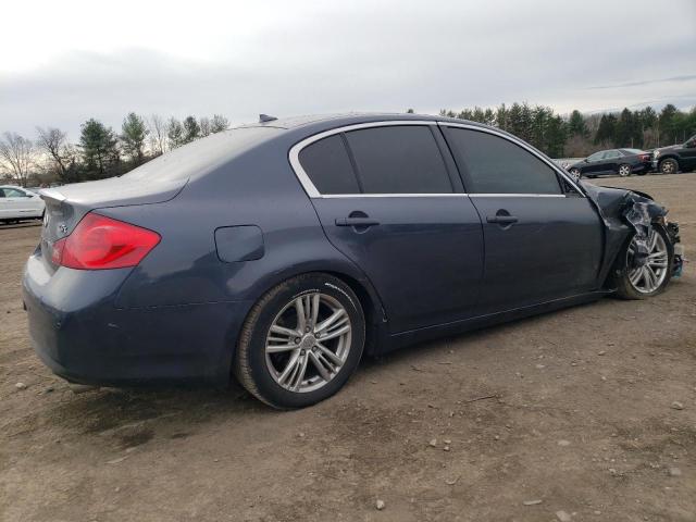 JN1CV6ARXAM250356 - 2010 INFINITI G37 BLUE photo 3