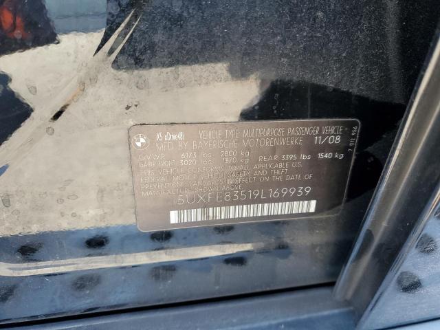 5UXFE83519L169939 - 2009 BMW X5 XDRIVE48I Qara foto 12
