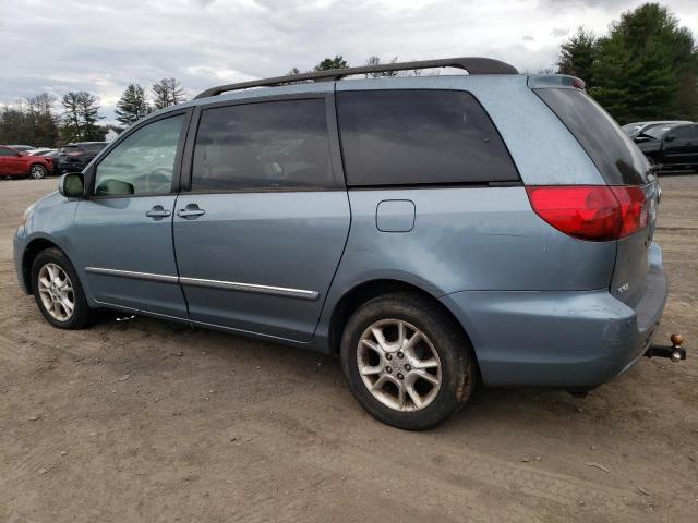 5TDBA22C16S057872 - 2006 TOYOTA SIENNA XLE BLUE photo 2