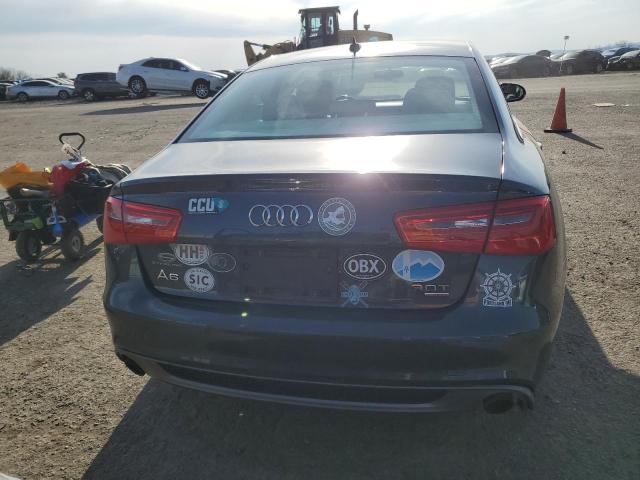 WAUHGAFC8CN067200 - 2012 AUDI A6 PRESTIGE TEAL photo 6