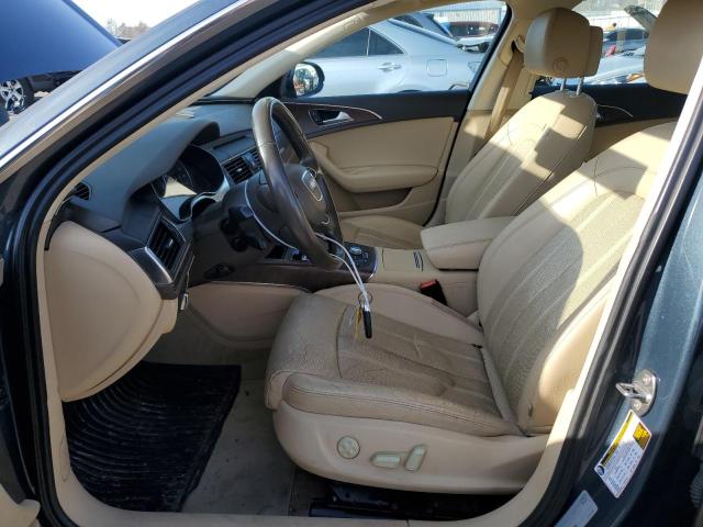 WAUHGAFC8CN067200 - 2012 AUDI A6 PRESTIGE TEAL photo 7