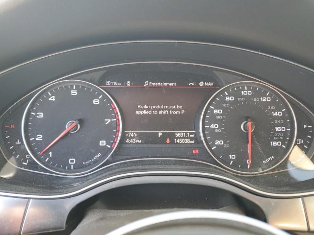 WAUHGAFC8CN067200 - 2012 AUDI A6 PRESTIGE TEAL photo 9