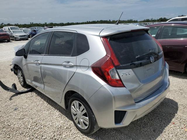 JHMGK5H5XGX036946 - 2016 HONDA FIT LX SILVER photo 2