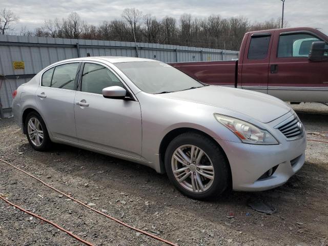 JN1CV6AR0CM977234 - 2012 INFINITI G37 SILVER photo 4