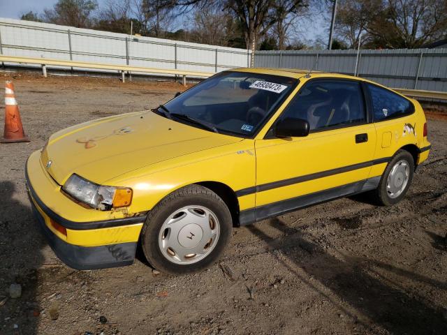 JHMED9369JS008942 - 1988 HONDA CIVIC 1500 CRX SI YELLOW photo 1