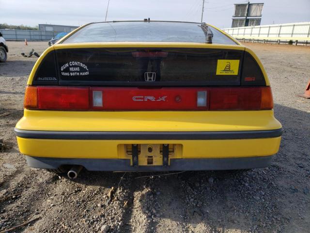 JHMED9369JS008942 - 1988 HONDA CIVIC 1500 CRX SI YELLOW photo 10