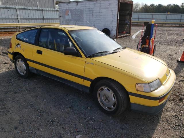 JHMED9369JS008942 - 1988 HONDA CIVIC 1500 CRX SI YELLOW photo 4