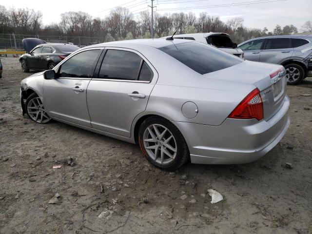 3FAHP0JA8BR237558 - 2011 FORD FUSION SEL SILVER photo 2