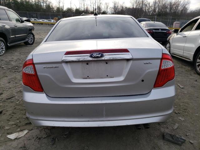 3FAHP0JA8BR237558 - 2011 FORD FUSION SEL SILVER photo 6