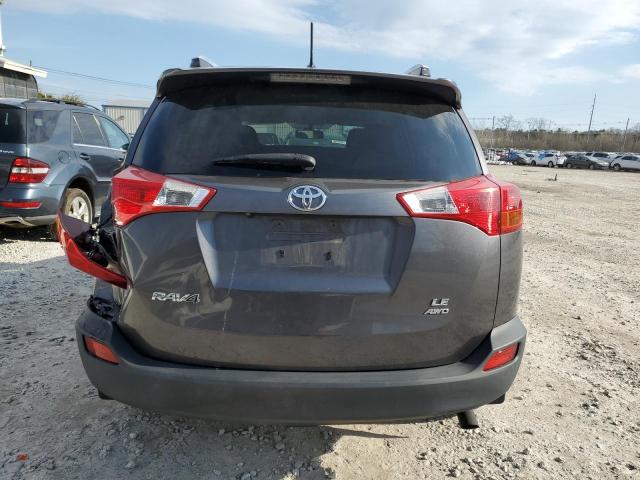 JTMBFREV9FJ041620 - 2015 TOYOTA RAV4 LE GRAY photo 6