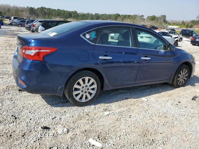 3N1AB7AP9KY331870 - 2019 NISSAN SENTRA S BLUE photo 3