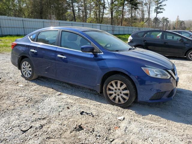 3N1AB7AP9KY331870 - 2019 NISSAN SENTRA S BLUE photo 4